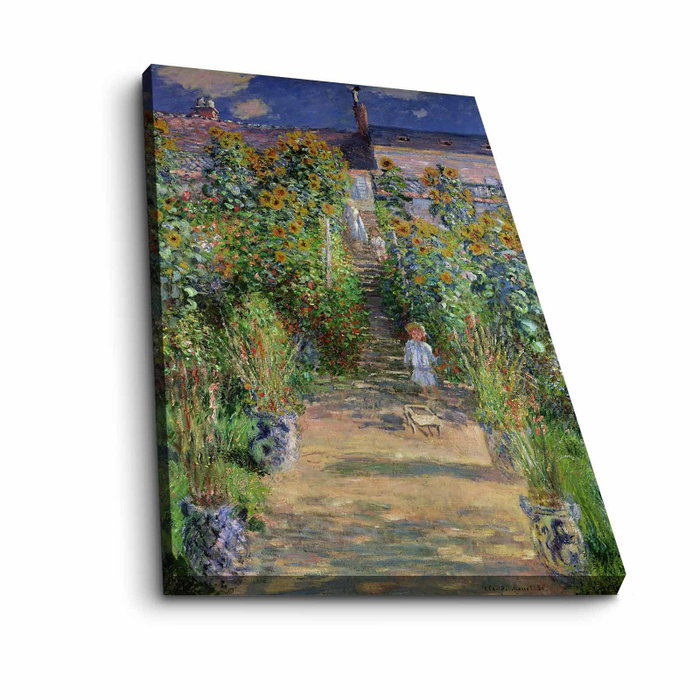 Wallity Pintura Decorativa en Lienzo Claude Monet 45x70 cm